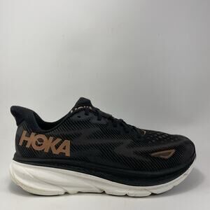 Hoka One One Clifton 9 Running Shoes Womens Shoes 11 B Black / Rose Athletic